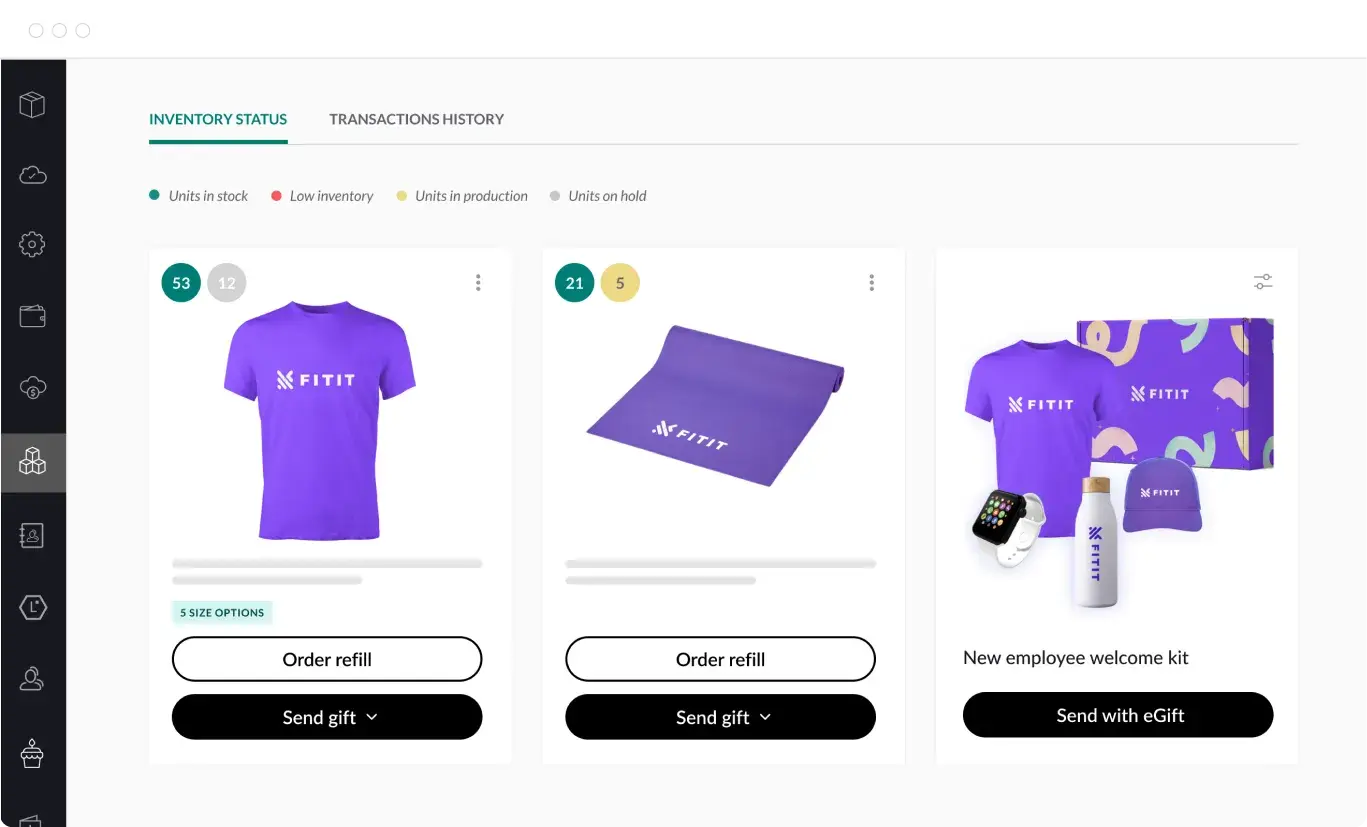 View inventory status