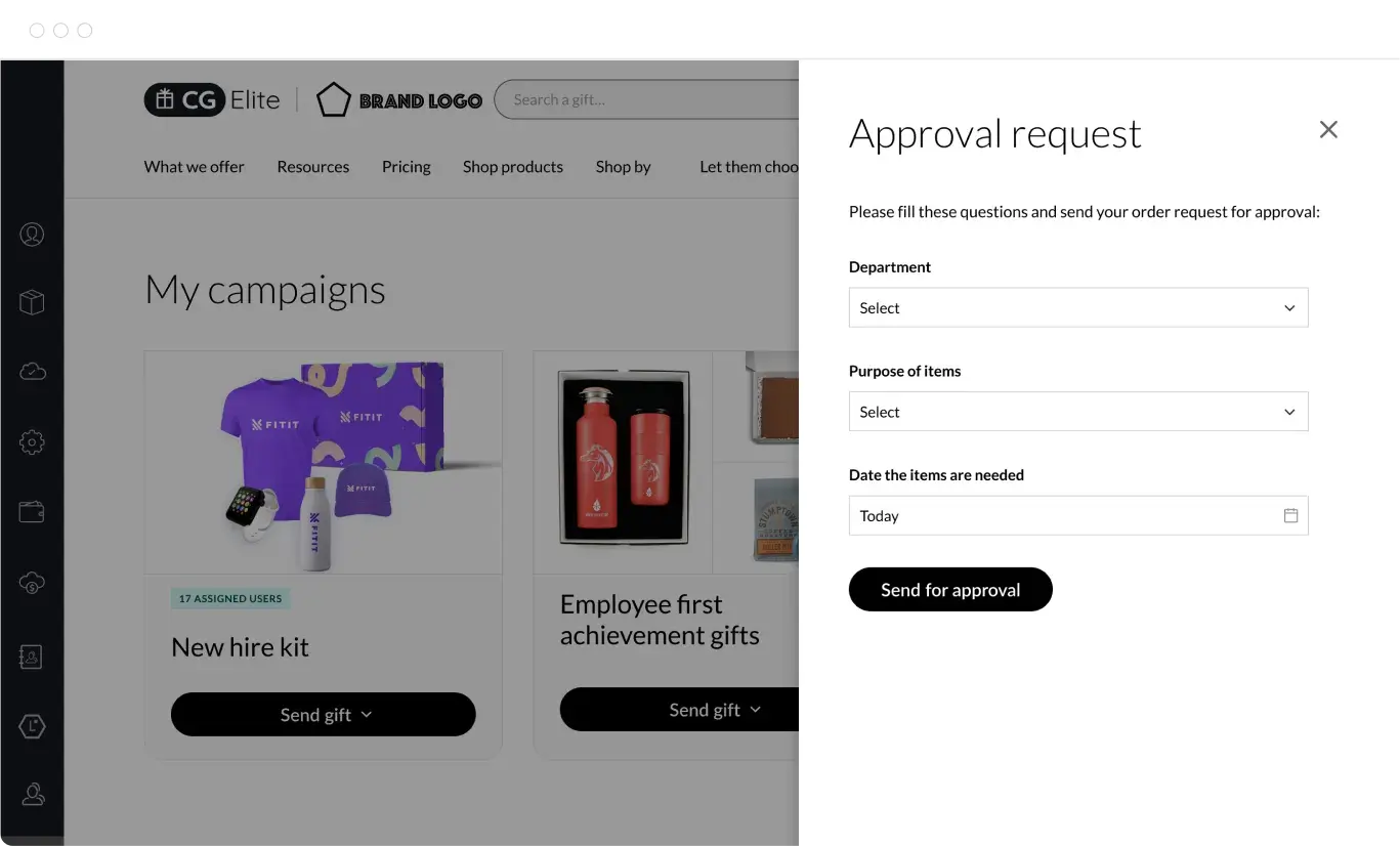 Create approval workflows