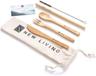 Bamboo Cutlery & Straw Travel Set