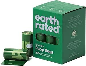 Earth Rated Compostable Poop Bags (8 Rolls)
