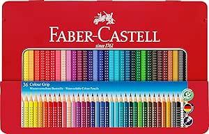 Faber-Castell Colour Pencil Tin (36 Set)