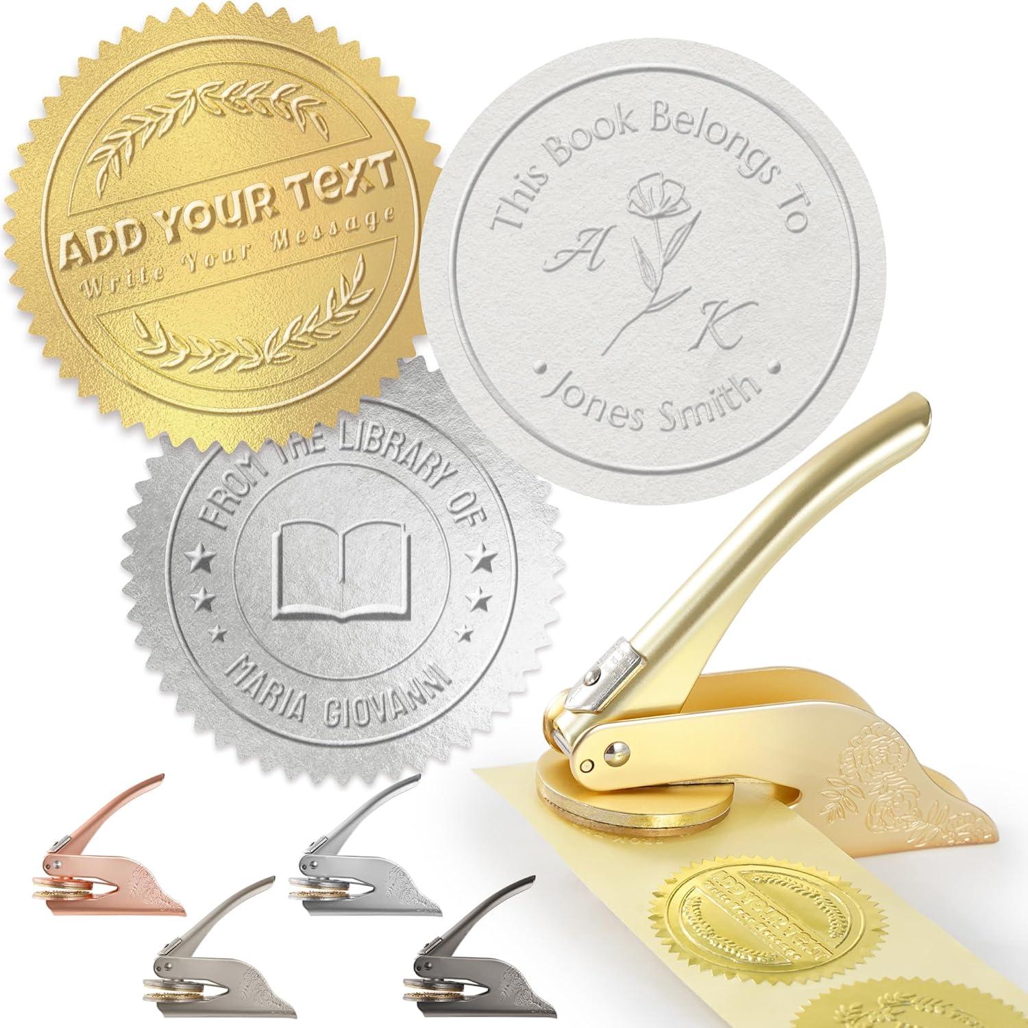 Personal Library Embosser Stamp