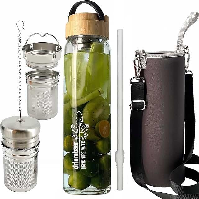 Teami Bamboo Tea Infuser Bottle