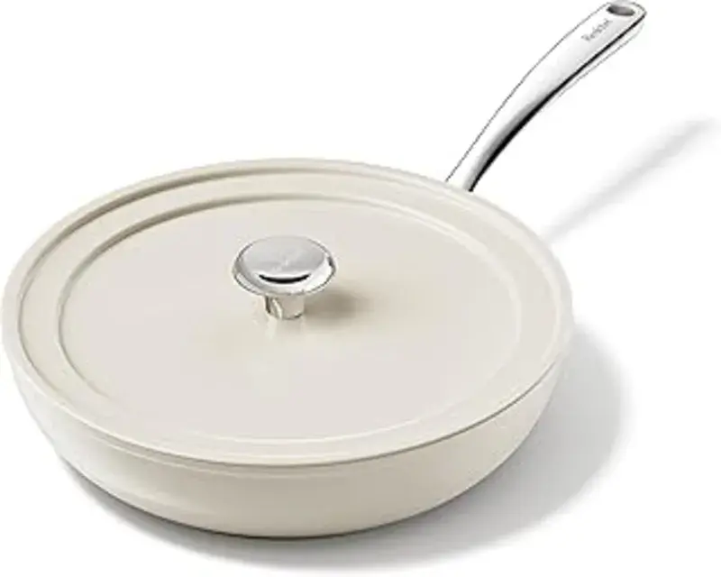 Ceramic Nonstick Saute Pan with Lid
