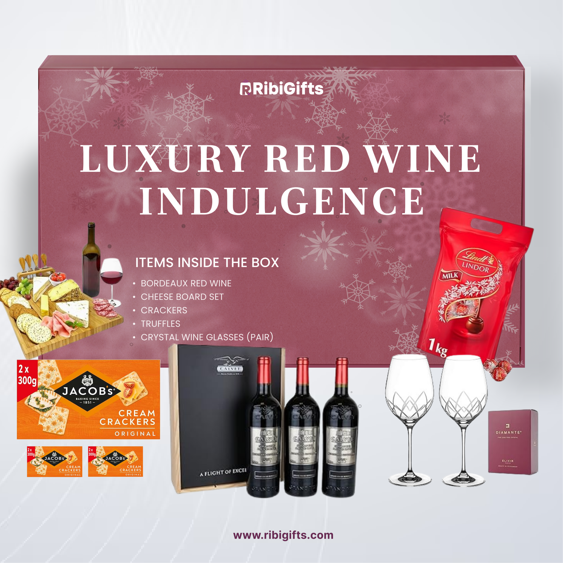 Luxury Red Wine Indulgence