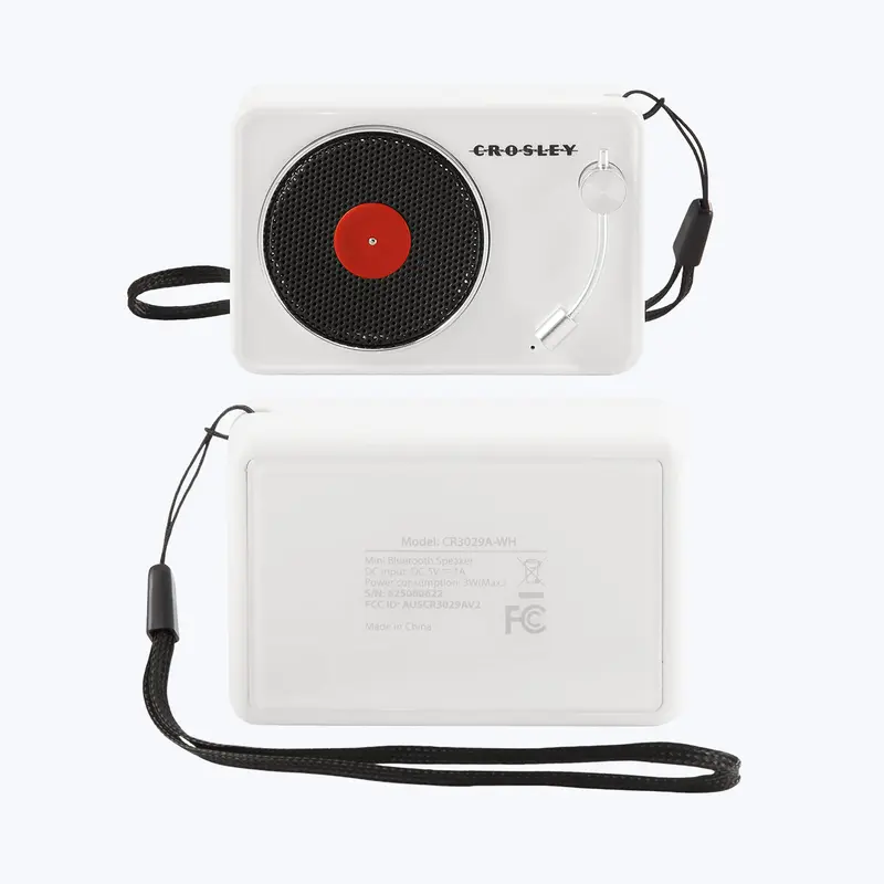 Branded Crosley Mini Turntable Bluetooth Speaker