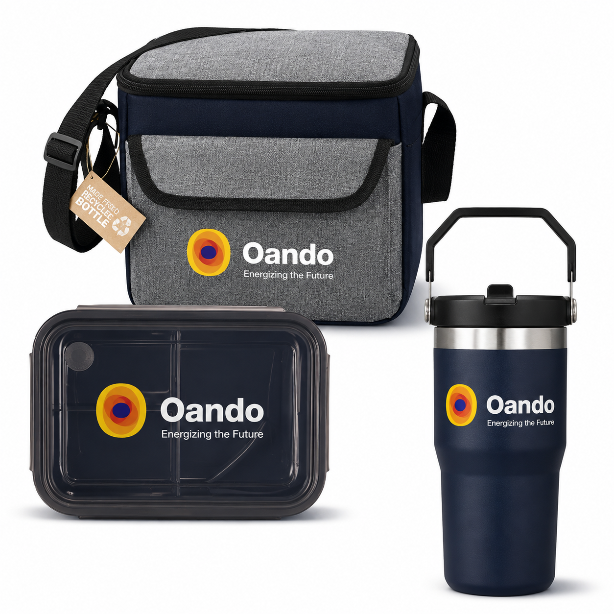 Shell branded corporate welcome box with insulated Brumate tumbler, JBL GO4 speaker, and personalised welcome card