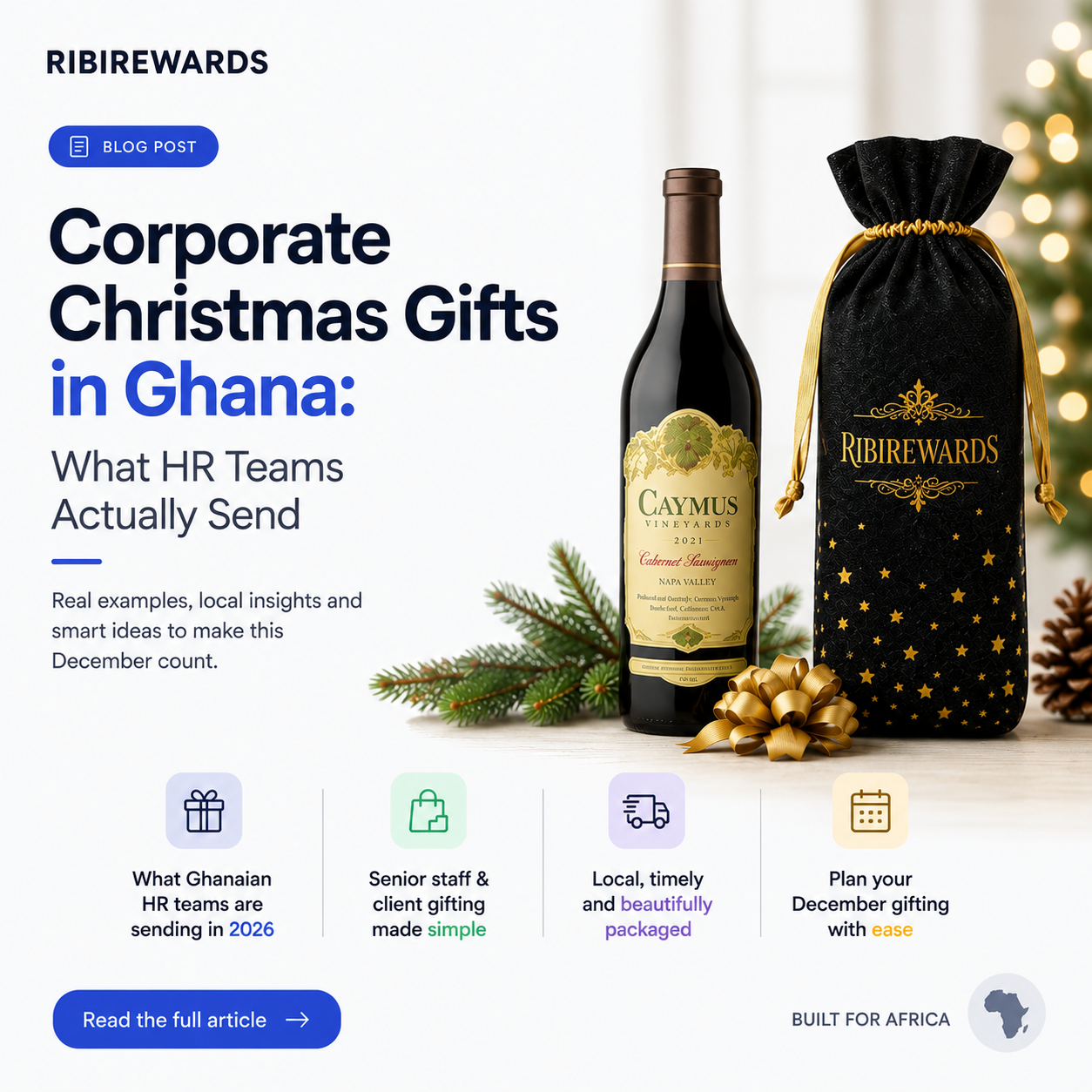 Corporate Christmas Gifts in Ghana: What HR Teams Actually Send